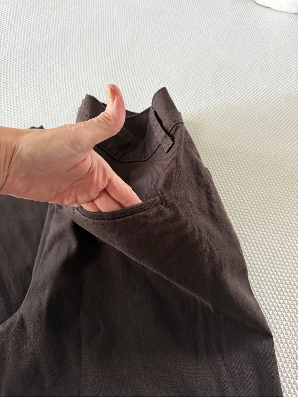 Lee Relaxed Fit Chocolate Brown High Rise Straight Leg Pants Size 10